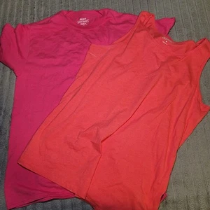 Arizona Jeans Co. Basic Tank Top M Coral & Gildan T Shirt M Pink - Bild 1 von 9