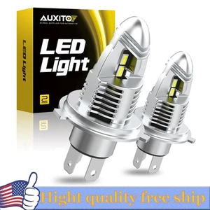 2/4x AUXITO H4 9003 LED Headlight Kit Bulbs High Low Beam White 80000LM Bright - Picture 1 of 13