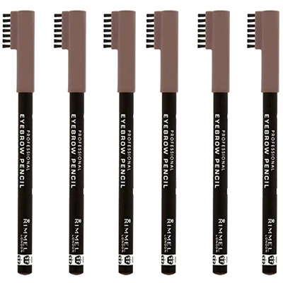 (6 Pack) New Rimmel Professional Eyebrow Hazel 002 0.05 Ounces - Image 1 of 4