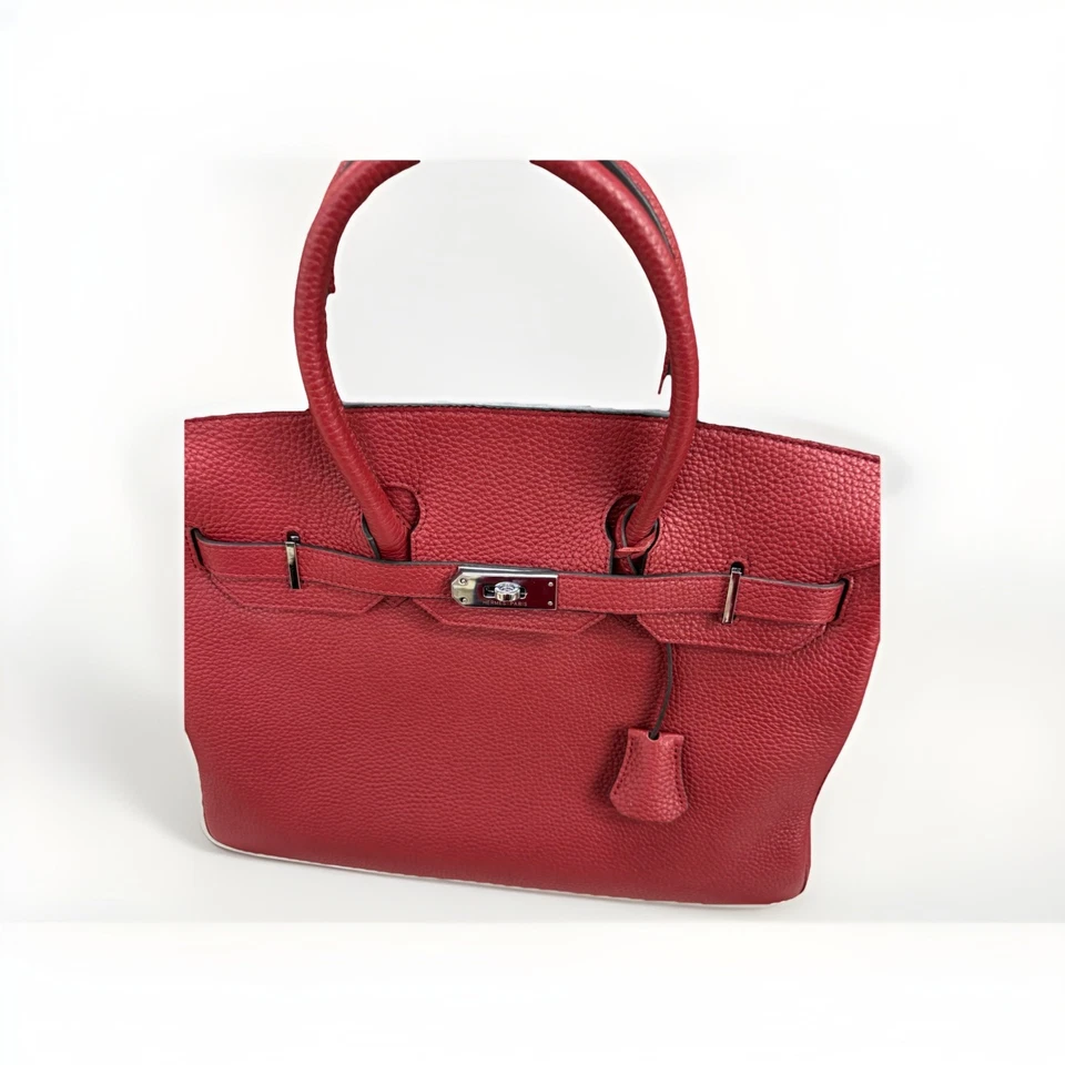 Herrajes 100% Auténticos Hermès Birkin 35 Cuero Plata Foto 1 de 4