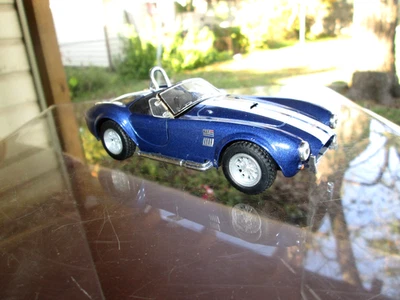 Coches diecast Kinsmart 5" azul cobalto 1965 Shelby Cobra 427 S/C poco kilometraje :} Foto 1 de 4