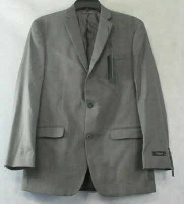 Chaqueta Traje Marc New York Para Hombre Ajuste Clásico Gris Glen Cuadros, 40L/40 Largo Foto 1 de 2