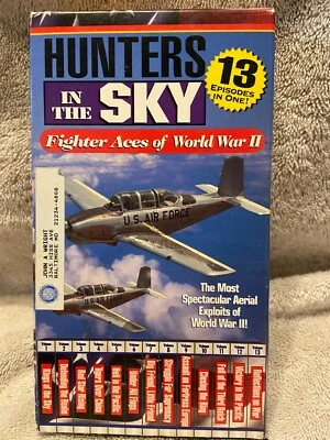 Hunters in the Sky Fighter Aces of WWII VHS Tape - Image 1 of 4