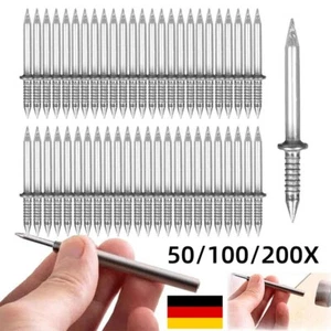 200X Doppelkopf Sockelfaden Nahtloser Nagel,Sockelleiste ohne Nagelmarkierungen. - Picture 1 of 23