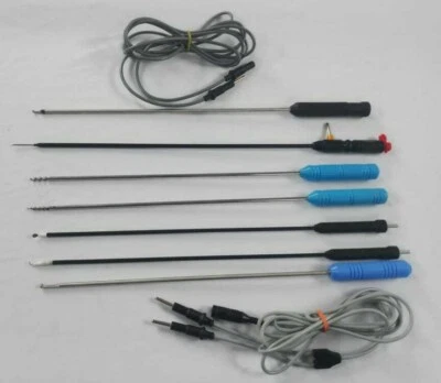 Laparoscopic Myoma Screw Bipolar Monopolar Electrode Cable Instruments Set 9Pc - Image 1 of 4