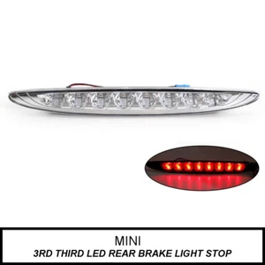 FOR MINI COOPER ONE R50 R53 2001-2006 CHROME 3RD THIRD LED REAR BRAKE LIGHT STOP - Picture 1 of 7