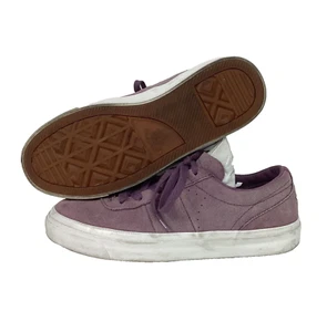 Converse One Star CC Pro Ox Lakers-Womens 7.5-Leather Purple Skate Shoe- 161526C - Picture 1 of 10
