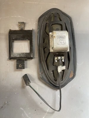1965-1967 Ford Galaxie Push Button Radio Dash Speaker W/Bracket Am/Fm Park Lane - Image 1 of 4