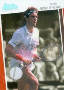 Pat Cash Player Worn Relic Patch Tennis Card 2006 Ace Authentic #LG5 LE 409/500