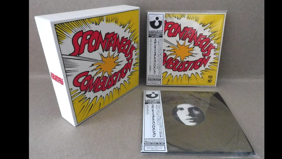 SPONTANEOUS COMBUSTION same + Triad 2 JAPAN mini lp cd set + Promo Box mint - Bild 1 von 1