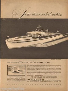 1946 Wheeler Ship Building Corp L.I. NY NYC  Vintage Print Ad Original Item - Picture 1 of 1