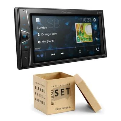 Pioneer DMH-G220BT 2 DIN Auto Radio Bluetooth für Volkswagen VW Fox alle schwarz - Bild 1 von 4