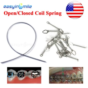 10Pc Dental Orthodontic NITI Open/Closed Coil Spring 0.010/0.012 Force for Brace - Picture 1 of 15