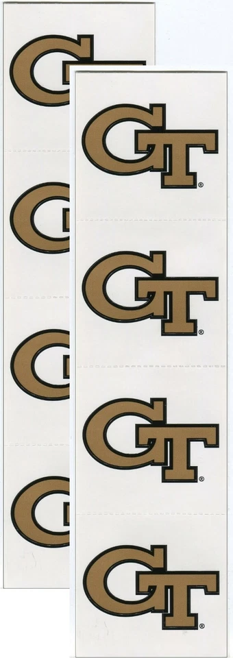 Georgia Tech Chaquetas Amarillas 8/pk Logo NCAA Álbum de Recortes Pegatinas Solución Deportiva Foto 1 de 1