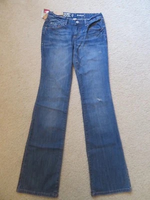 New Women’s Mossimo Supply Blue Jeans Fit 6 Bootcut Denim Pants Size 1 Long 1L - Image 1 of 4