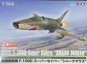 1/144 Jet Fighter: NA F-100D Supersabre [France + Denmark] 2in1 #PF80 : PLATZ - Picture 1 of 6