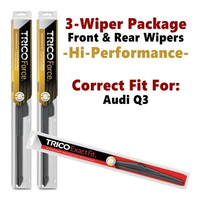 Wipers 3-pk Hi-Performance fits 2015-2018 Audi Q3 25240/210/15I Foto 1 de 4