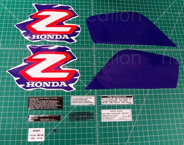 96' 1996 Z50 Z50R dirtbike 12 piezas kit autocollant calcomanía gráfica pegatinas gráficos Foto 1 de 1