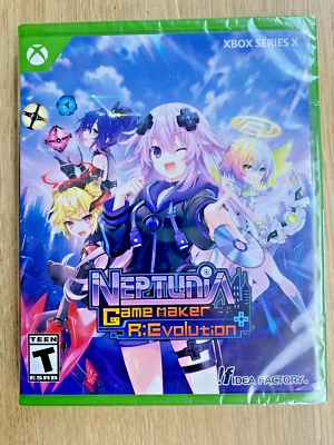 Neptunia Game Maker R:Evolution XBox Series X US Version New Sealed Fast Ship - Image 1 of 4