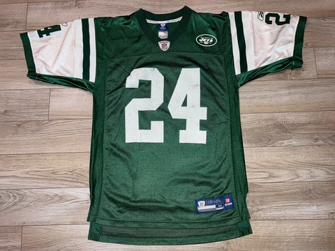 Darrelle Revis #24  New York Jets NFL Reebok Jersey M Medium Cover