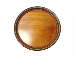 Japanische antike Vintage Lack Holz rund Bon Teetablett Chacha - Bild 1 von 7