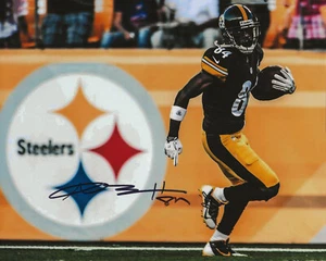 Foto firmada de 8x10 de los Pittsburgh Steelers Antonio Brown con certificado de autenticidad foto a prueba - Imagen 1 de 3