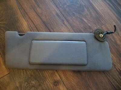 1993-1998 Jeep Grand Cherokee Passenger Right Side Sun Visor Dark Gray Cloth - Image 1 of 3