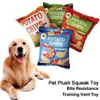 Game Sounding Toy Puppy Chew Bagged Potato Chip Shaped Plush Squeak Toy