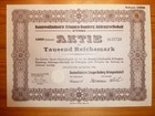 D: Baumwollindustrie Erlangen-Bamberg, Erlangen, 1941, 1000 RM, TEXTIL*