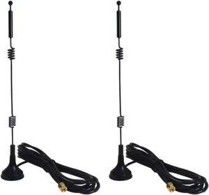 Dual Band Long Range Wifi Antenna 2-Pack 9Dbi 2.4Ghz 5Ghz RP-SMA Connector - Picture 1 of 12