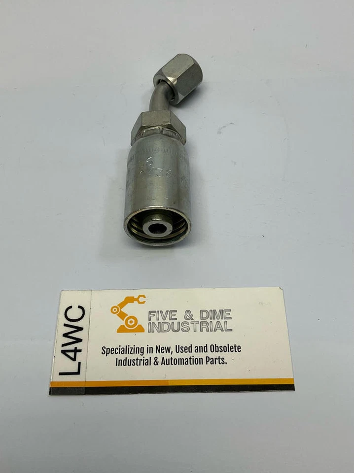 Kurt Hydraulics FJX45-08-06 1/2'' Hose ID Crimp x 3/8'' JIC Female 37°