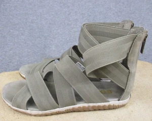 Sorel Multi-Strap Sandals Womens 10 Green Strappy Gladiator - Picture 1 of 14