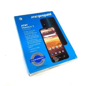 AT&T MAESTRO 3 U626AA 32GB BRAND NEW AT&T LOCKED OCEAN GREEN COLOR - Afbeelding 1 van 6