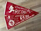 Cincinnati Reds Vintage 29" Baseball Pennants (x2)
