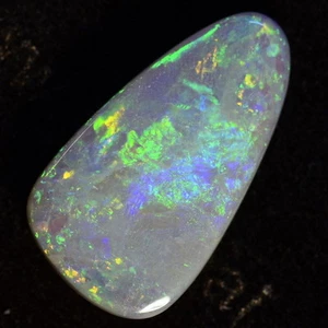 18.7mm X 10.4mm 6.5ctw NATURAL LIGHTNING RIDGE SOLID AUSTRALIAN OPAL STONE 13265 - Picture 1 of 5