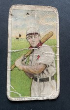 1909-11 T212 Obak HARRIS Portland  NWL North West League Red Back Tobacco Card