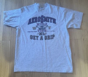 Vintage Aerosmith World Tour Get A Grip Size XL - Picture 1 of 7