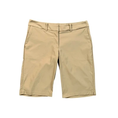 Pantalones Cortos Nike Para Mujer 4 Caqui Dri Fit Bermudas Torneo Rendimiento Golf Chino Foto 1 de 4