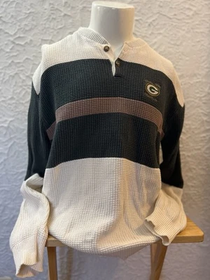 Suéter Henley Tejido Waffle De Colección Green Bay Packers Lee Sport XL NFL Foto 1 de 4