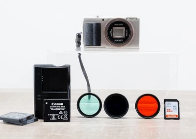 Cámara digital compacta Canon ELPH Kolari de espectro completo ¡Probada como nueva! Foto 1 de 4