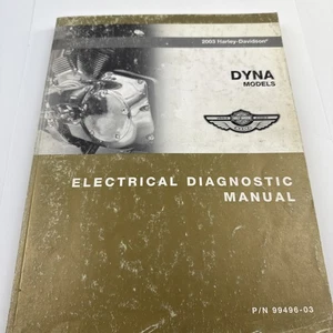 2003 Harley Davidson Dyna Models Electrical Diagnostic Manual 99496-03 Genuine - Bild 1 von 5