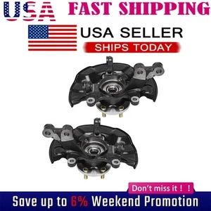 Pair Front Wheel Bearing Hub Knuckle Assy for 14-18 Toyota Corolla 1.8L 698-476 - Picture 1 of 4
