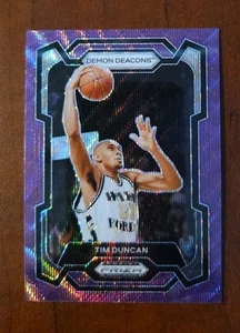 Tim Duncan 2024-25 Prizm selecciones de draft púrpura Prizm paralelo #63 - Imagen 1 de 1