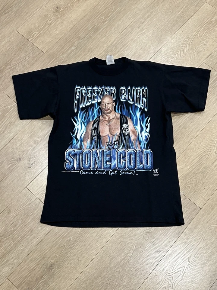 Camisa 1999 WWF Stone Cold Steve Austin Freezer Burn tamanho grande - Imagem 1 de 1