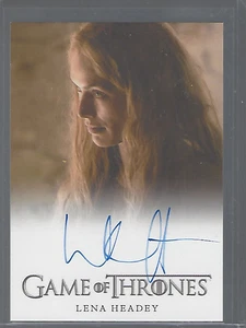 Autographe Game of Thrones saison 5 Lena Headey (Full Bleed) - Photo 1/1