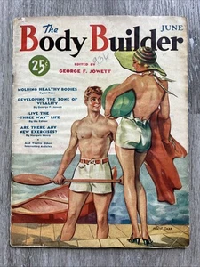 George Jowett THE BODY BUILDER Bodybuilding Magazine JUNE 1936 VOLUME 1 NUMBER 1 - Picture 1 of 24