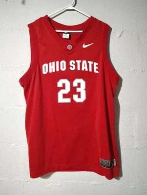Camiseta de baloncesto Ohio State Buckeyes para hombre XL roja Nike Elite réplica #23 Foto 1 de 4