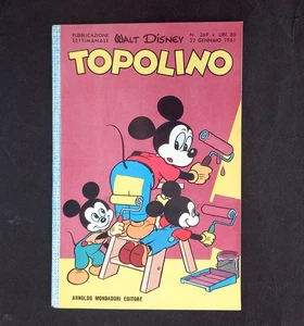 TOPOLINO LIBR 269 - 1961 - Bollino e Figurine EDICOLA/MAGAZZINO - Leggi descriz - Foto 1 di 7