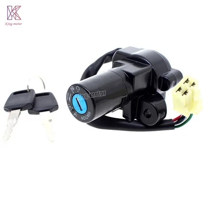 For Suzuki GS500 1988-2000 GSX600 1988-1997 Steering Ignition Switch Lock+2 Keys Foto 1 de 4