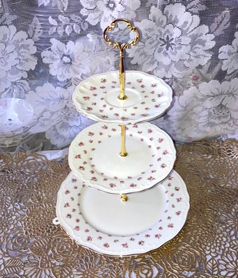 Soporte para pasteles, bandeja de macarrones, galletas, magdalenas, fiesta de té, soporte para pasteles en niveles Foto 1 de 4